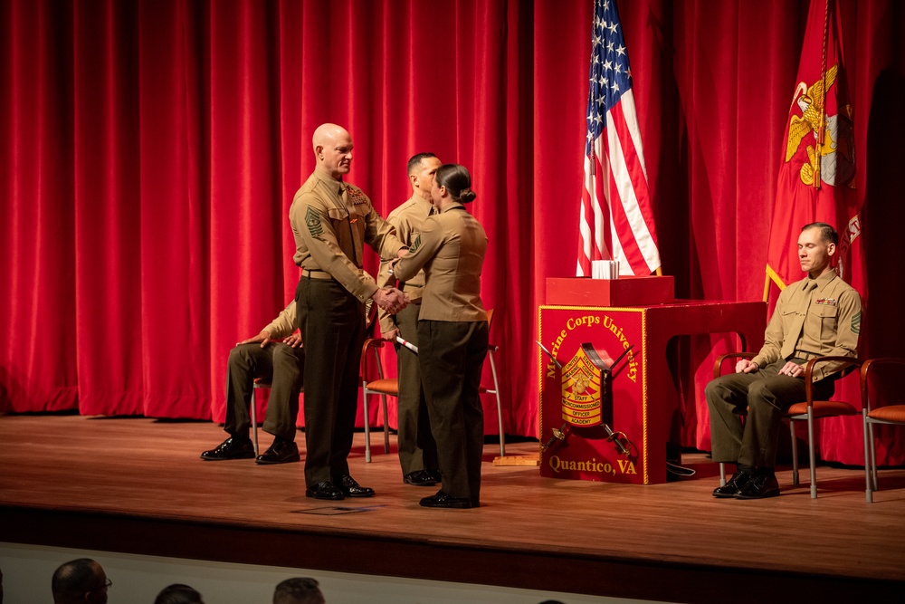 SEAC Delivers Address at Staff Noncommissioned Officer Academy Quantico