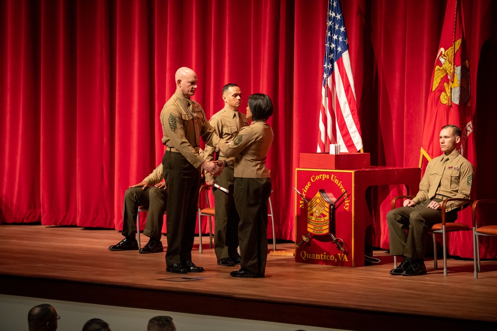 SEAC Delivers Address at Staff Noncommissioned Officer Academy Quantico