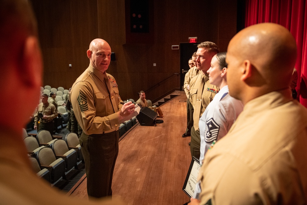 SEAC Delivers Address at Staff Noncommissioned Officer Academy Quantico