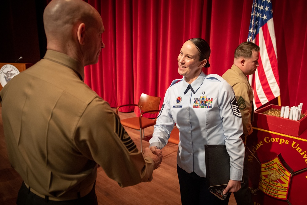 SEAC Delivers Address at Staff Noncommissioned Officer Academy Quantico