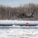 North Dakota National Guard UH-60 Black Hawk Helicopters Fight Missouri River Ice Jams
