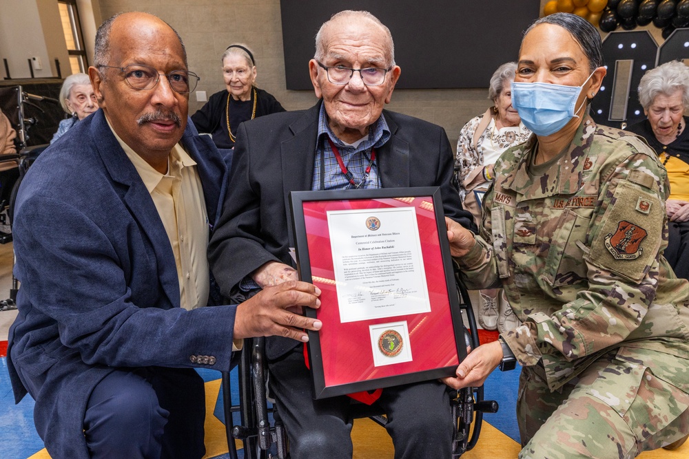 Centenarian celebration held at Paramus Veterans Memorial Home