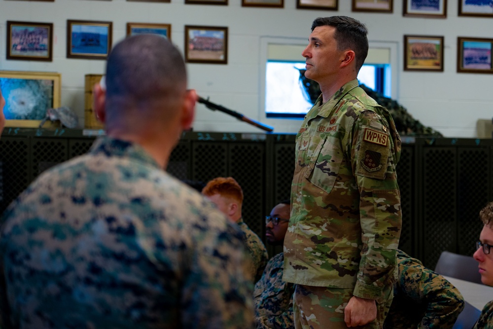 First Airman graduates Marine Corps Designated Marksman Course