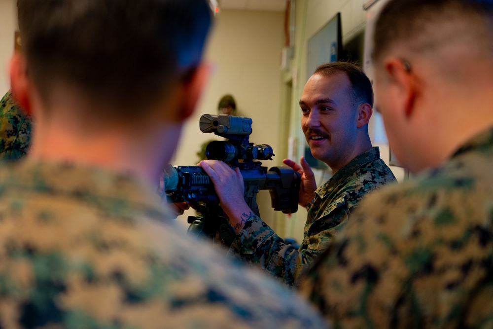 First Airman graduates Marine Corps Designated Marksman Course