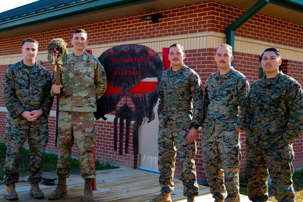 First Airman graduates Marine Corps Designated Marksman Course