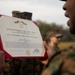 Two Marines awarded for exceeding expectations and their commitment to their mission
