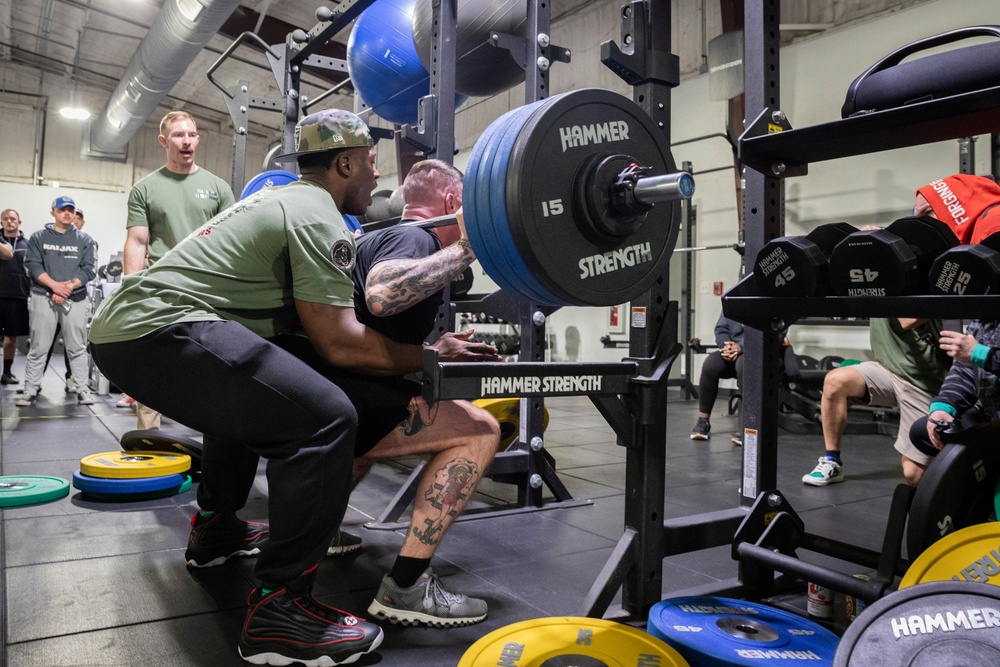Chappy's lifting club squat competition