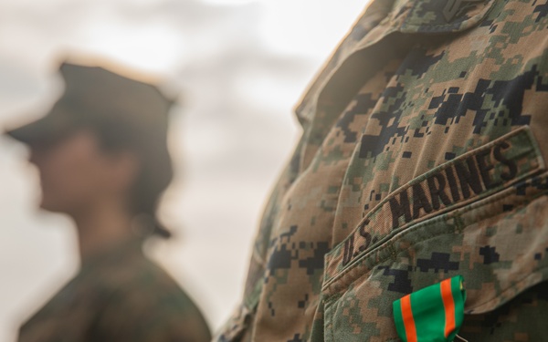 Two Marines awarded for exceeding expectations and their commitment to their mission