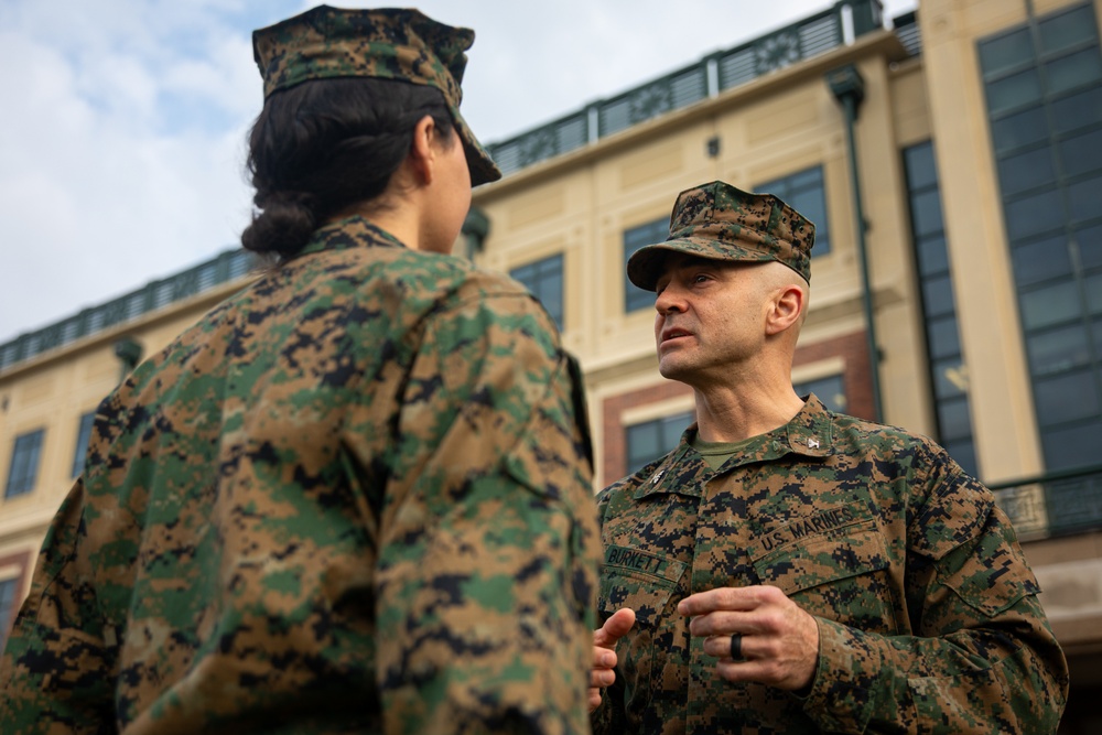 Two Marines awarded for exceeding expectations and their commitment to their mission