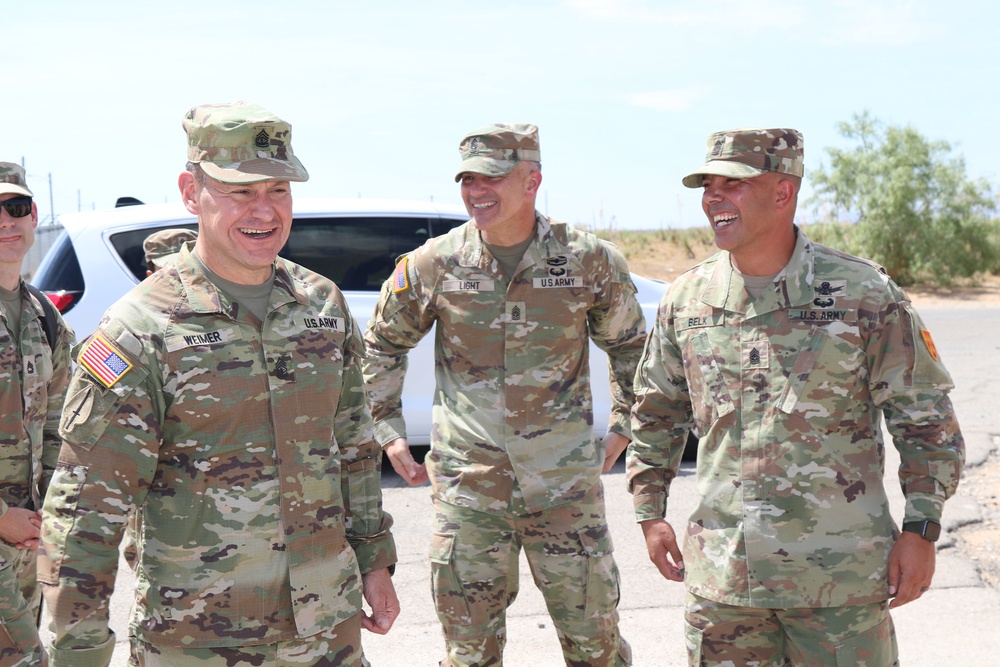 Chief Staff of the Army and Sergeant Major of the Army visit Fort Bliss