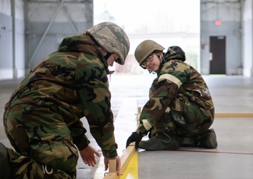 446 CES Triple SSS Tent Construction