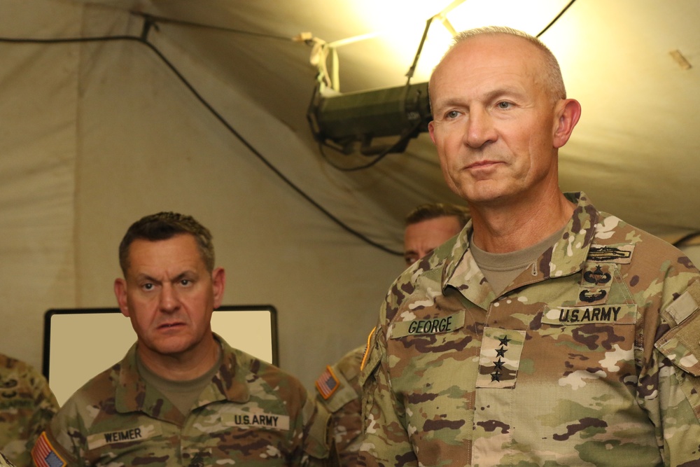 Chief Staff of the Army and Sergeant Major of the Army visit Fort Bliss