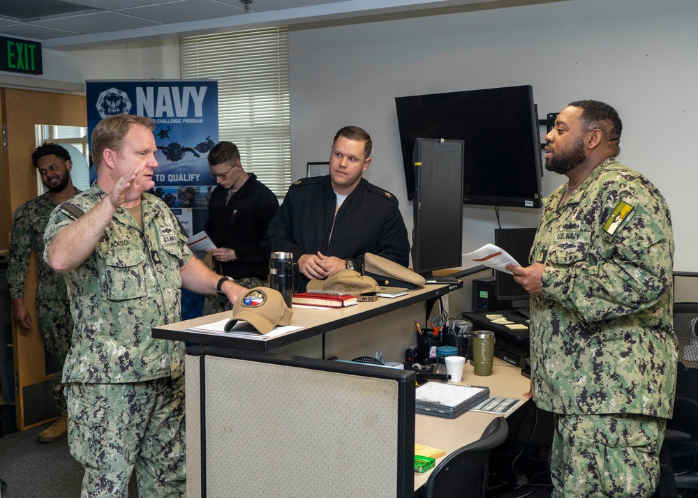 NIOC Texas Sailors Give Insight on Information Warfare Ratings to MEPS Classifiers