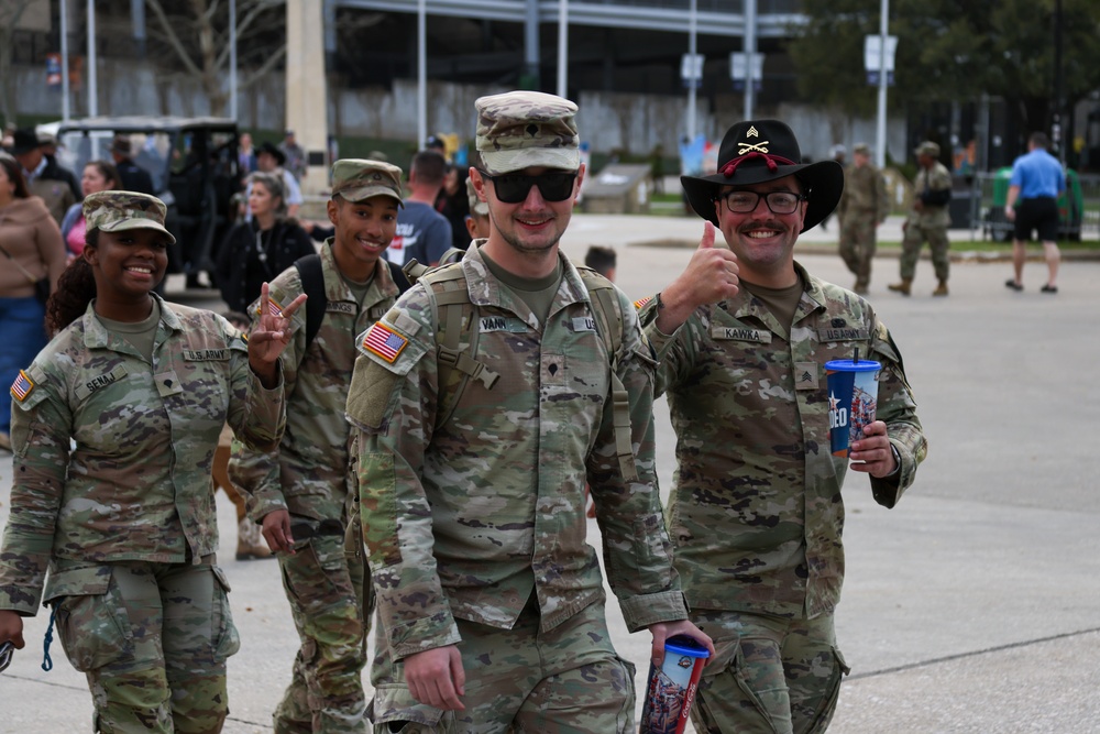 The Houston Livestock Show and Rodeo Armed Forces Appreciation Day