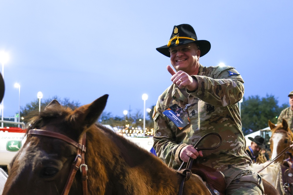 The Houston Livestock Show and Rodeo Armed Forces Appreciation Day