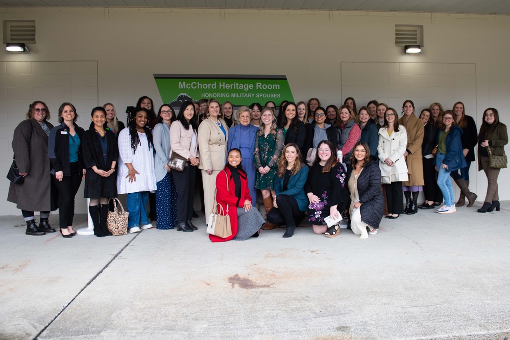 JBLM opens Heritage Room Honoring Military Spouses