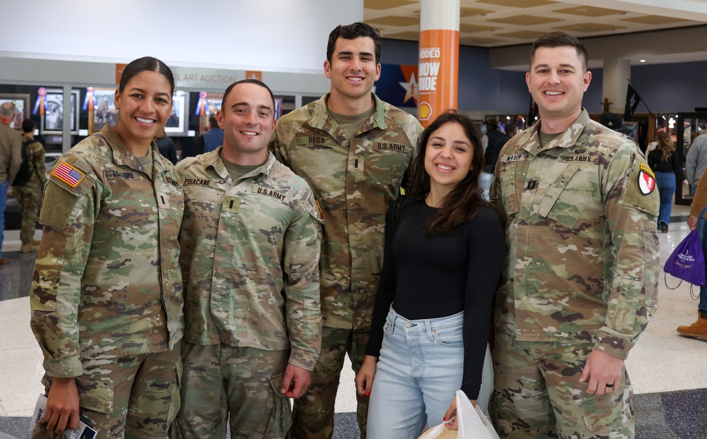 The Houston Livestock Show and Rodeo Armed Forces Appreciation Day