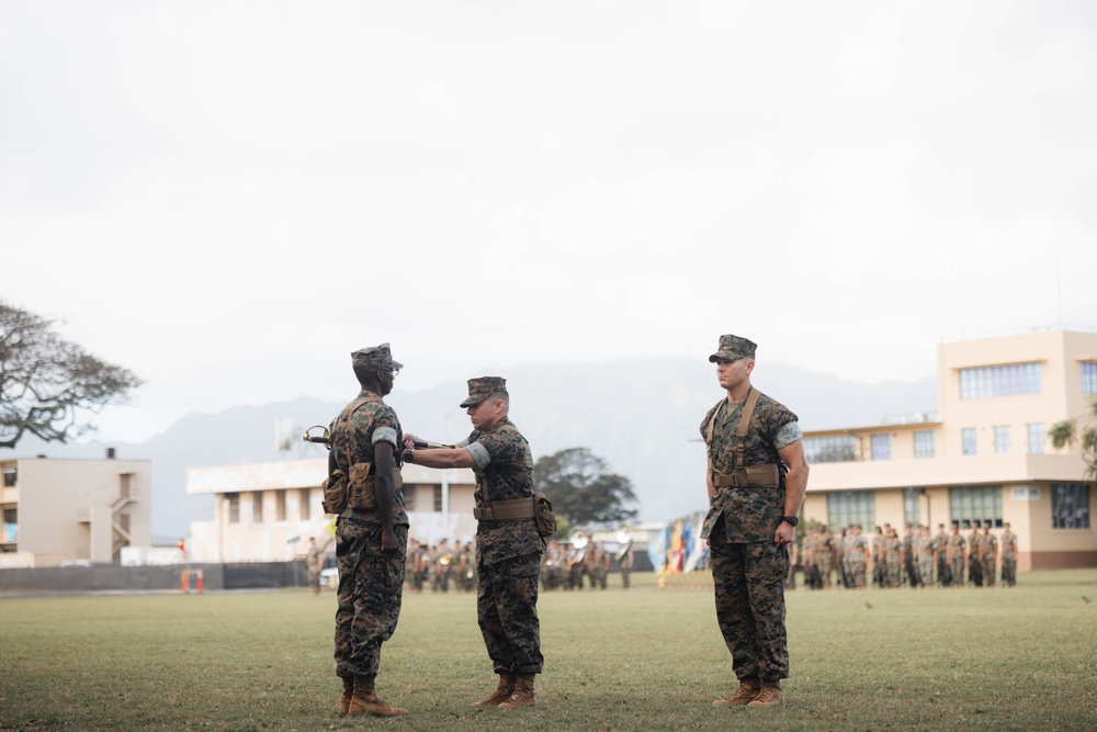 3d LLB Sergeant Major Relief and Appointment Ceremony