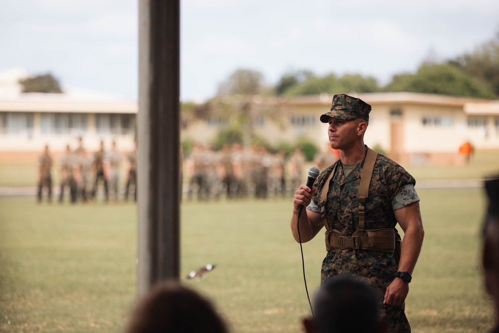 3d LLB Sergeant Major Relief and Appointment Ceremony