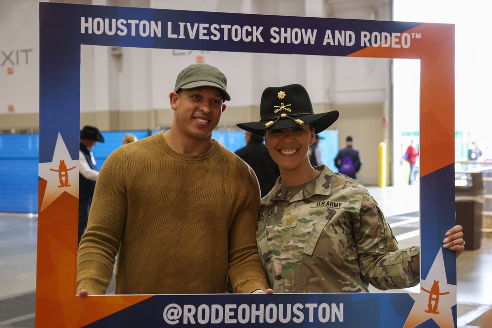 The Houston Livestock Show and Rodeo Armed Forces Appreciation Day