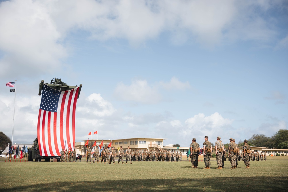 3d LLB Sergeant Major Relief and Appointment Ceremony