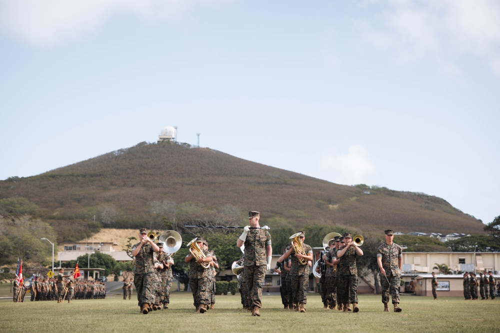 3d LLB Sergeant Major Relief and Appointment Ceremony