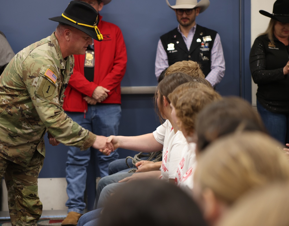 The Houston Livestock Show and Rodeo Armed Forces Appreciation Day