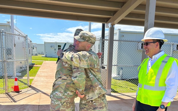 Col. Jess Curry receives the Meritorious Service Medal Award