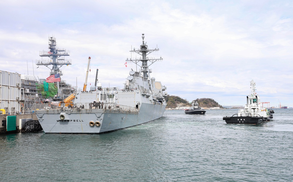 USS McCampbell Returns to Yokosuka to Commander, Destroyer Squadron 15