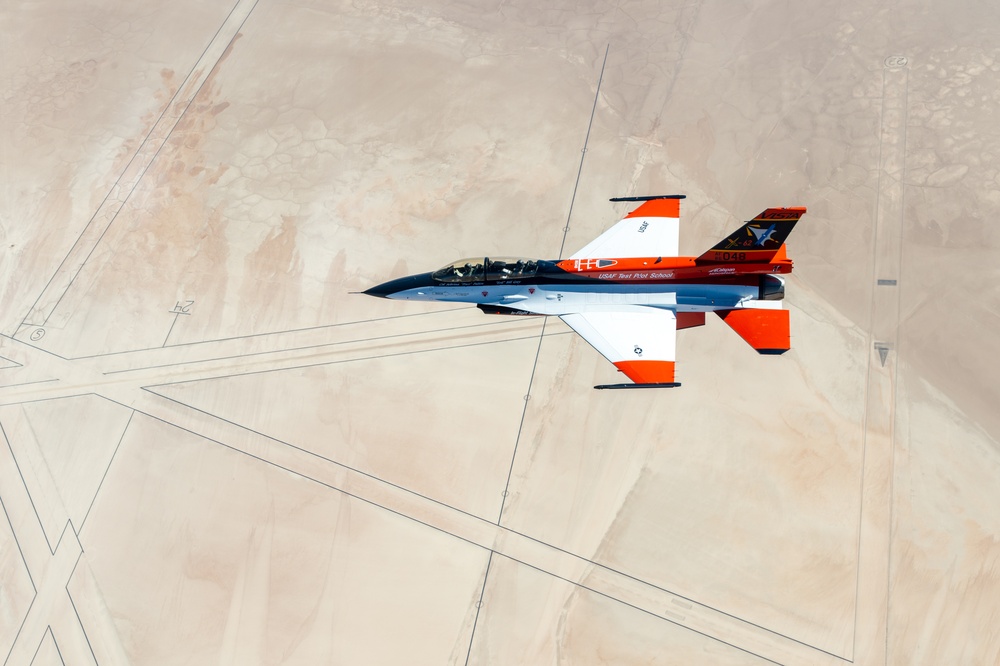 X-62 VISTA soars over Edwards AFB