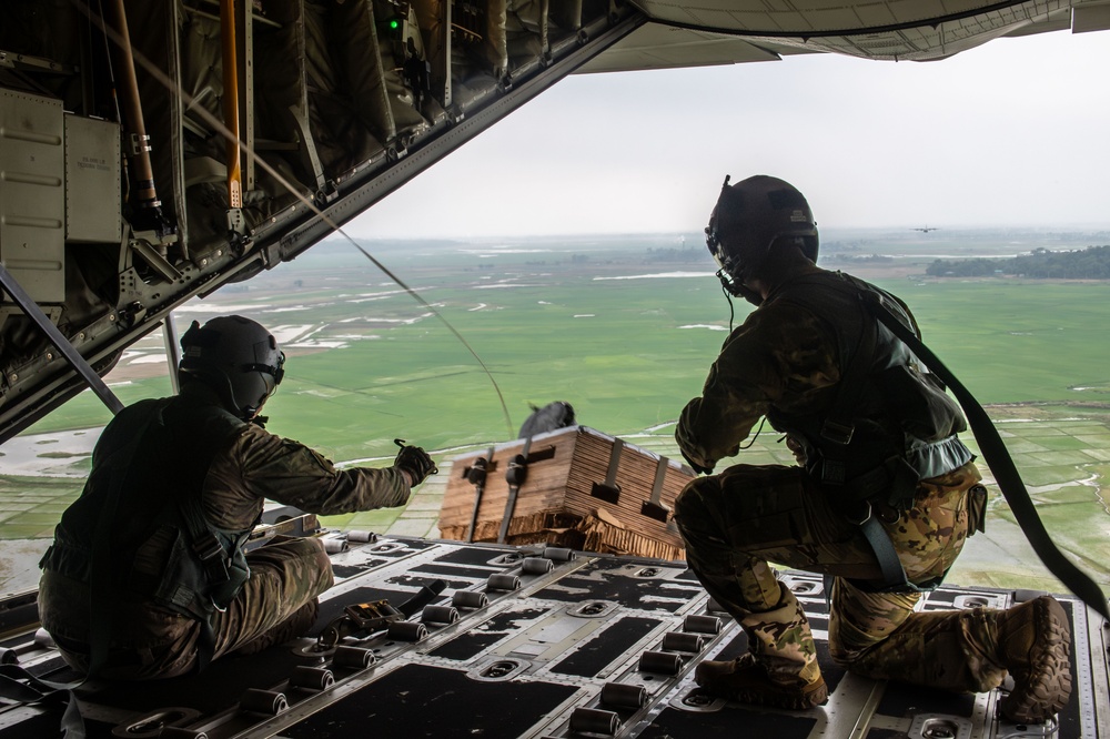 U.S., Bangladesh Air Forces conduct airdrop for Cope South 2024