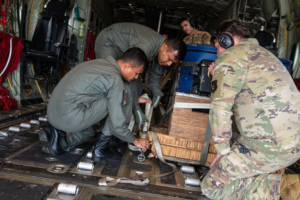 U.S., Bangladesh Air Forces conduct airdrop for Cope South 2024