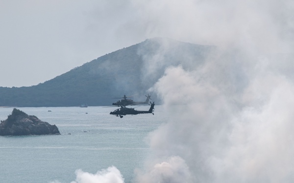 Exercise Cobra Gold 2024 amphibious landing operation