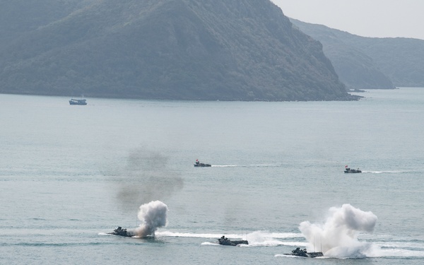 Exercise Cobra Gold 2024 amphibious landing operation