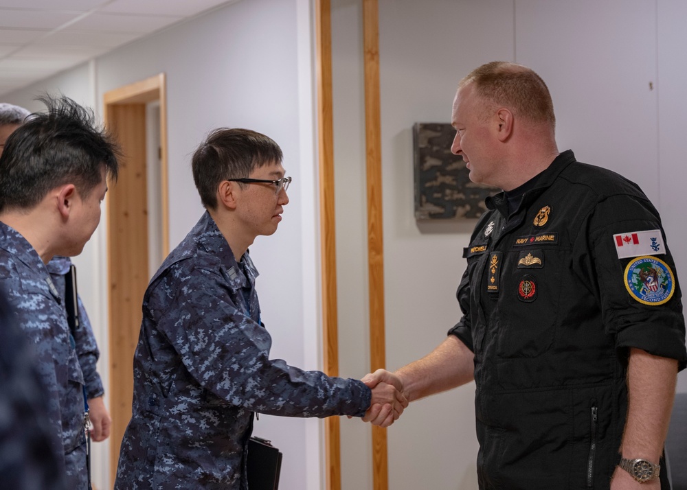 Japanese Self Defense Force visitis CTF-N HQ