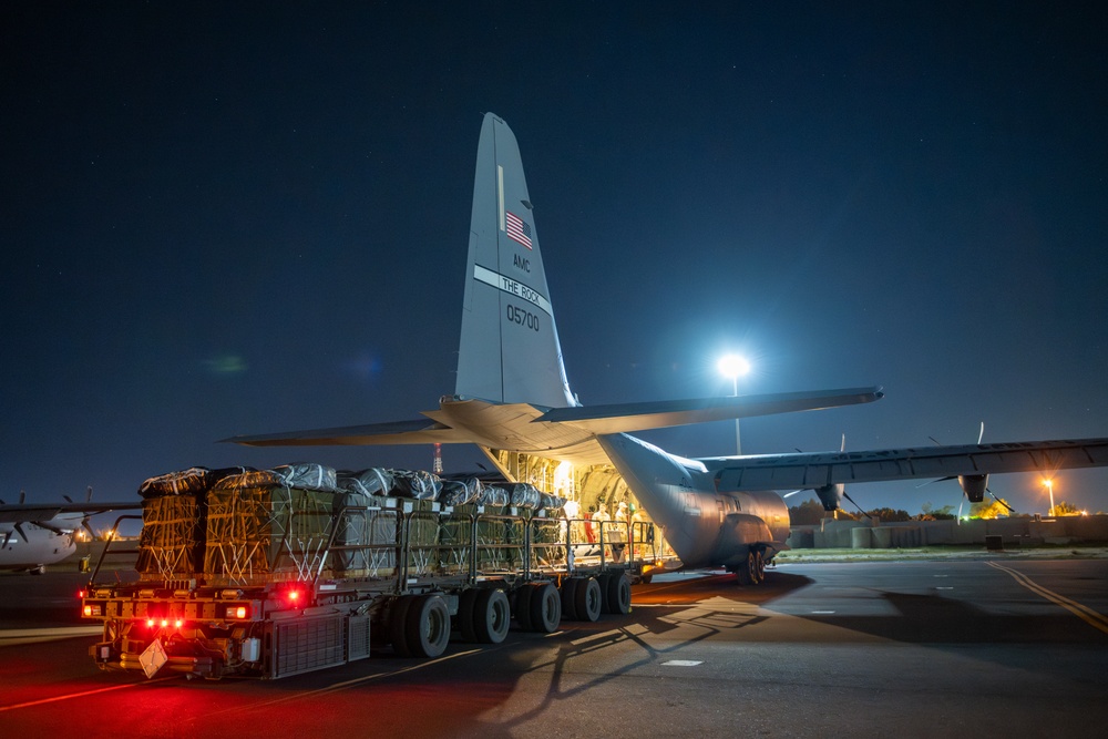 U.S. Air Force, Army airdrop 66 pallets of humanitarian aid to Gaza