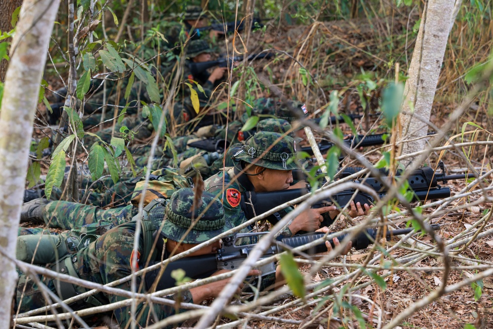 Royal Thai Marines Share Jungle Tactics with 15th MEU