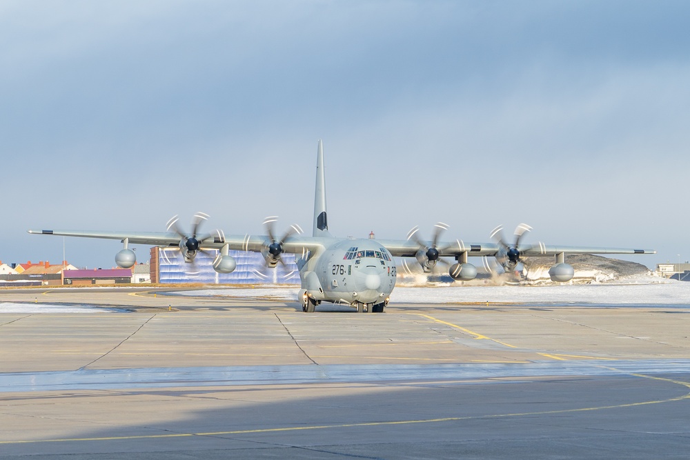 Leaders from the 2nd Marine Aircraft Wing visit U.S. Marines and members of the Royal Norwegian Air Force in Norway in preparation for Exercise Nordic Response 24