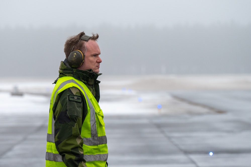 Reservists from the 914th ARW Arrive in Sweden for Exercise Nordic Response 24