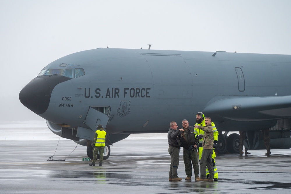 Reservists from the 914th ARW Arrive in Sweden for Exercise Nordic Response 24