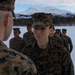 U.S. Marine with 2nd Marine Aircraft Wing reenlists in Norway