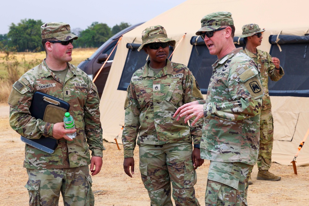 16th CAB Commander, Col. Derek A. Smith, visits 2-158th Assault Helicopter Battalion’s Forward arming and refueling point (FARP)