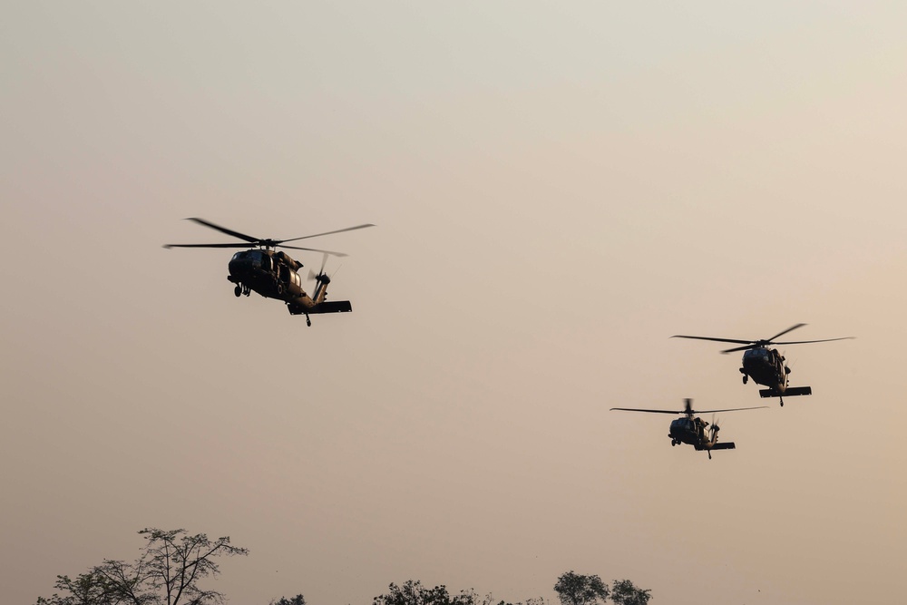 16th CAB conducts multinational Fast Rope Insertion and Extraction System (FRIES) training for Cobra Gold 2024