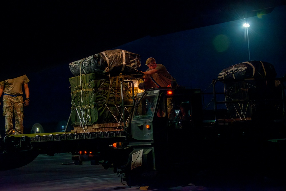 U.S. Air Force, Army airdrop 66 pallets of humanitarian aid to Gaza