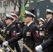 The United States Navy Band marches in the annual Alexandria St. Patrick's Day Parade in Alexandria, VA.