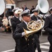 The United States Navy Band marches in the annual Alexandria St. Patrick's Day Parade in Alexandria, VA.