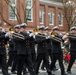 The United States Navy Band marches in the annual Alexandria St. Patrick's Day Parade in Alexandria, VA.