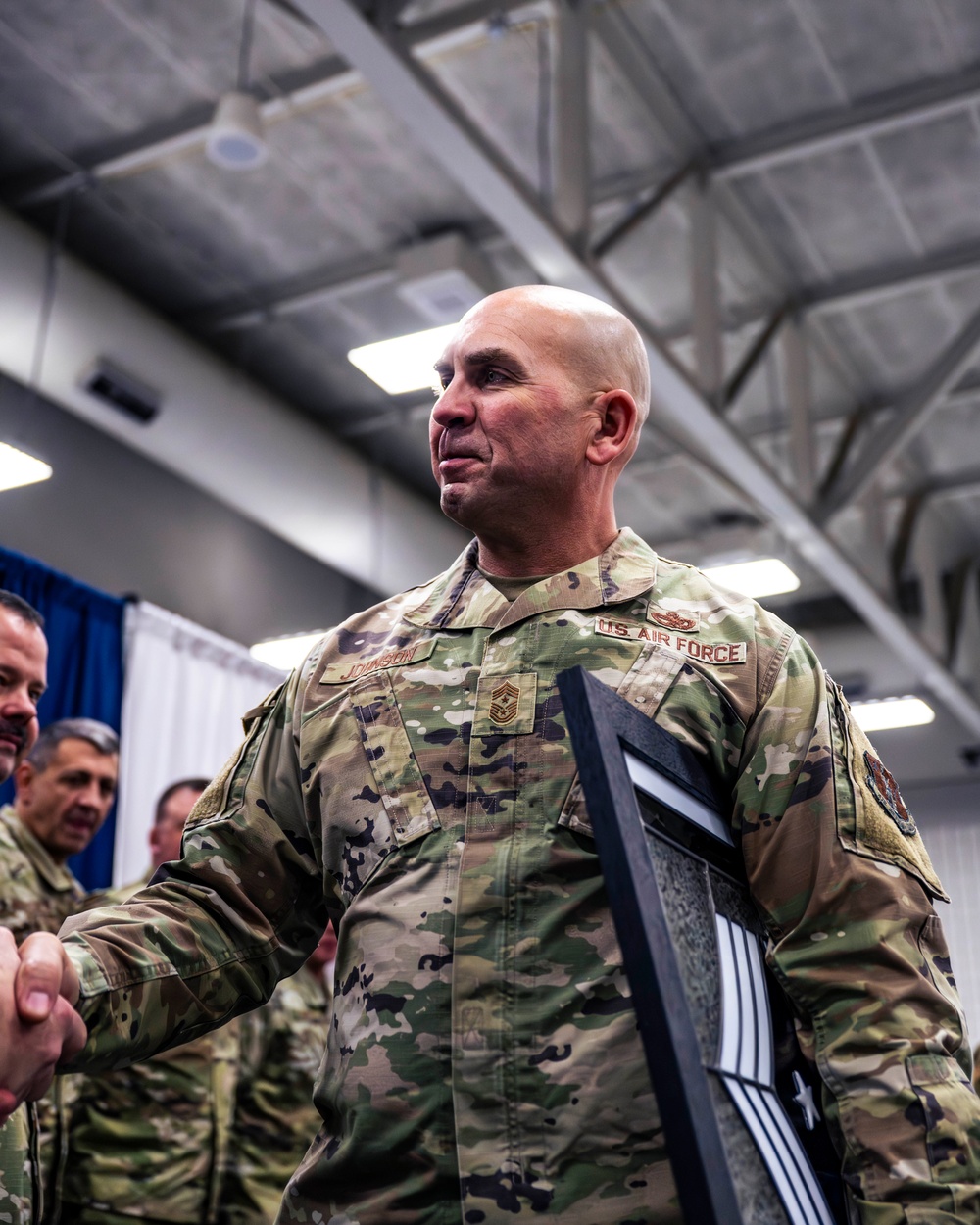 Command Chief Master Sgt. Michael Johnson Change of Responsibility