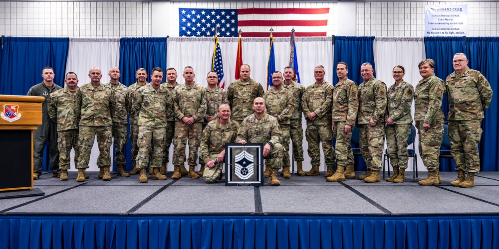 Command Chief Master Sgt. Michael Johnson Change of Responsibility