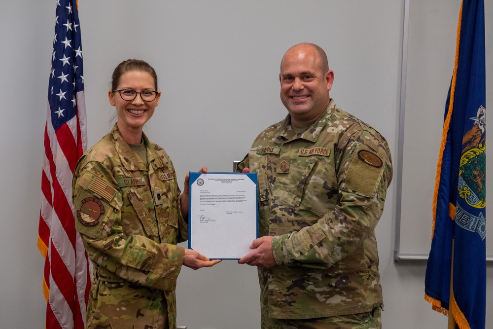 SMSgt. Christopher Pappas Promotion